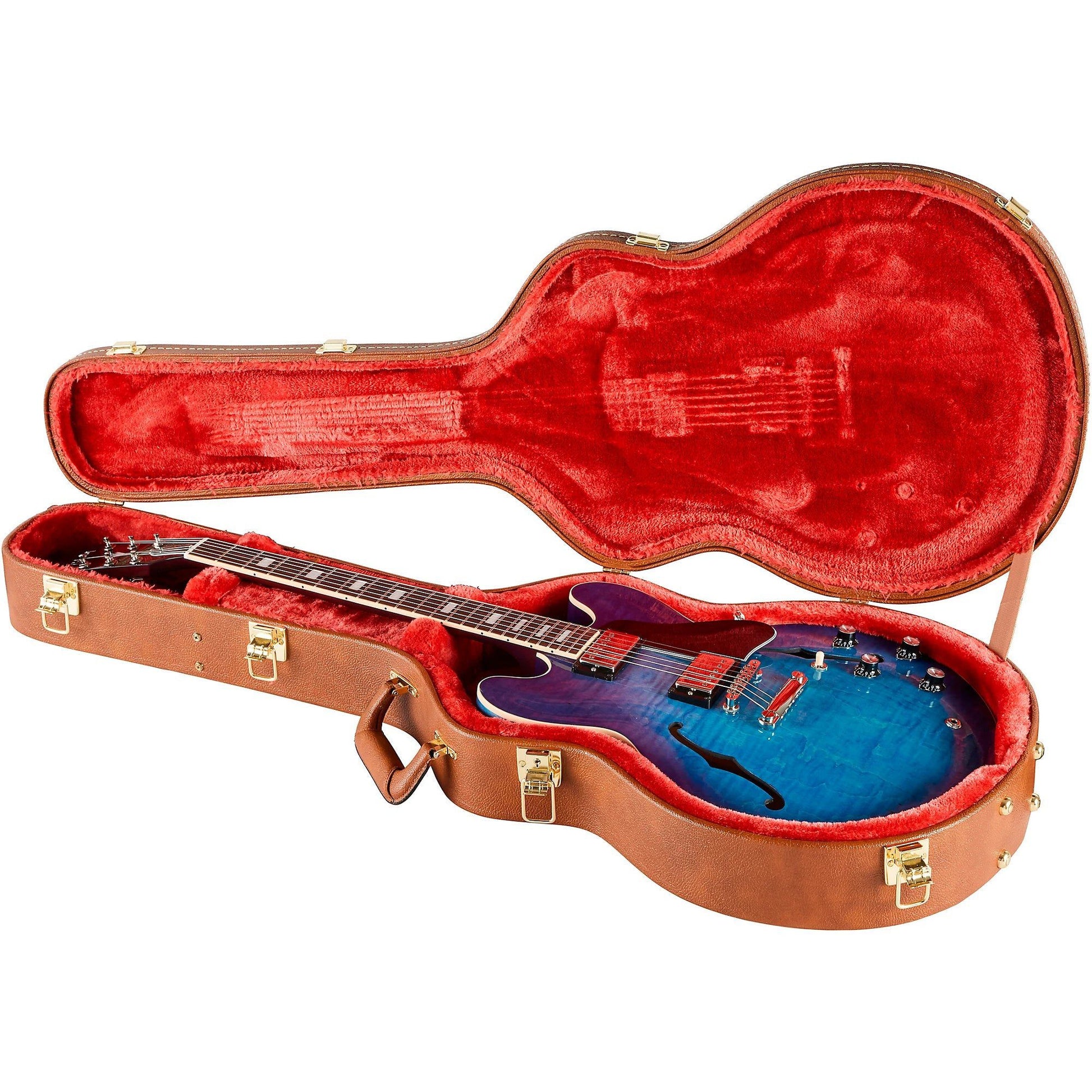 Đàn Guitar Điện Gibson Figured Limited Edition Semi Hollow, Blueberry Burst - Qua Sử Dụng - Việt Music