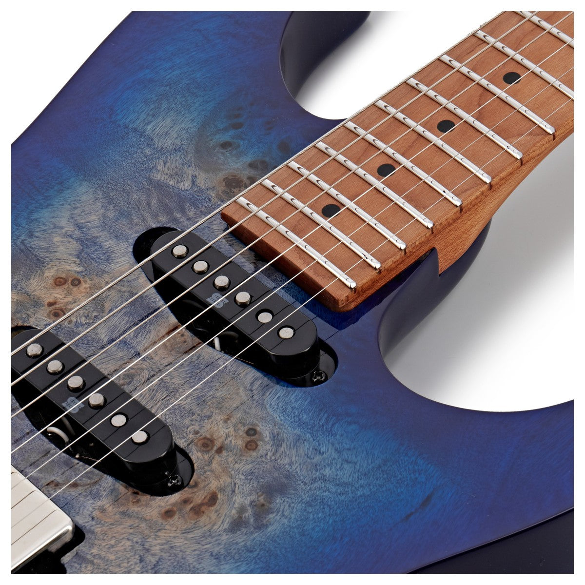 Đàn Guitar Điện Ibanez AZ Premium AZ226PB, Cerulean Blue Burst - Việt Music