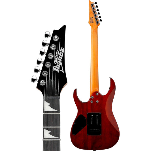 Đàn Guitar Điện Ibanez RG GIO GRG220PA1, Transparent Brown Black Burst - Việt Music