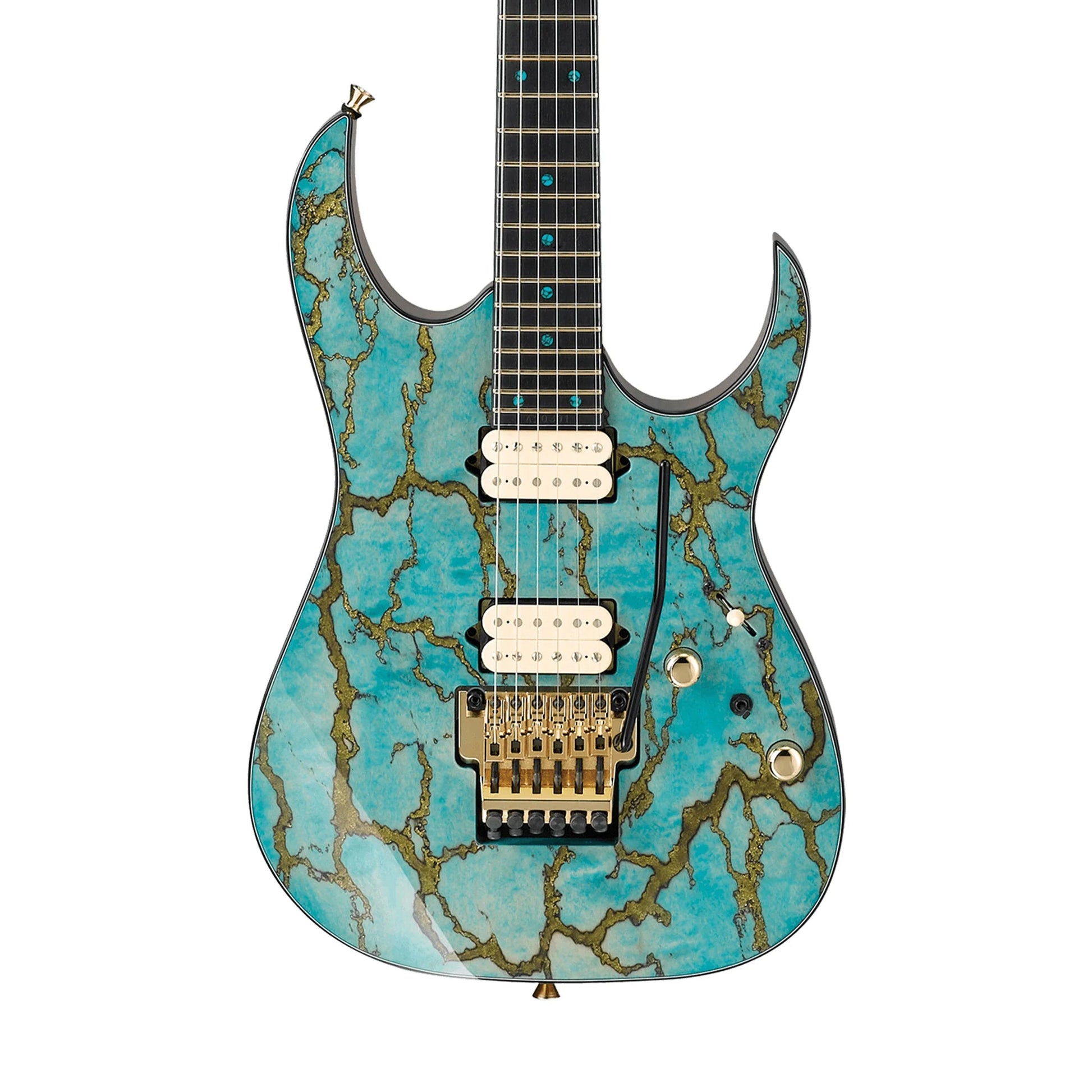 Đàn Guitar Điện Ibanez JCRG2103 - RG J.Custom Limited Edition HH, Ebony Fingerboard, Lander Blue Turquoise - Việt Music