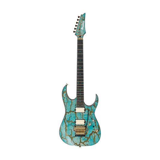 Đàn Guitar Điện Ibanez JCRG2103 - RG J.Custom Limited Edition HH, Ebony Fingerboard, Lander Blue Turquoise - Việt Music