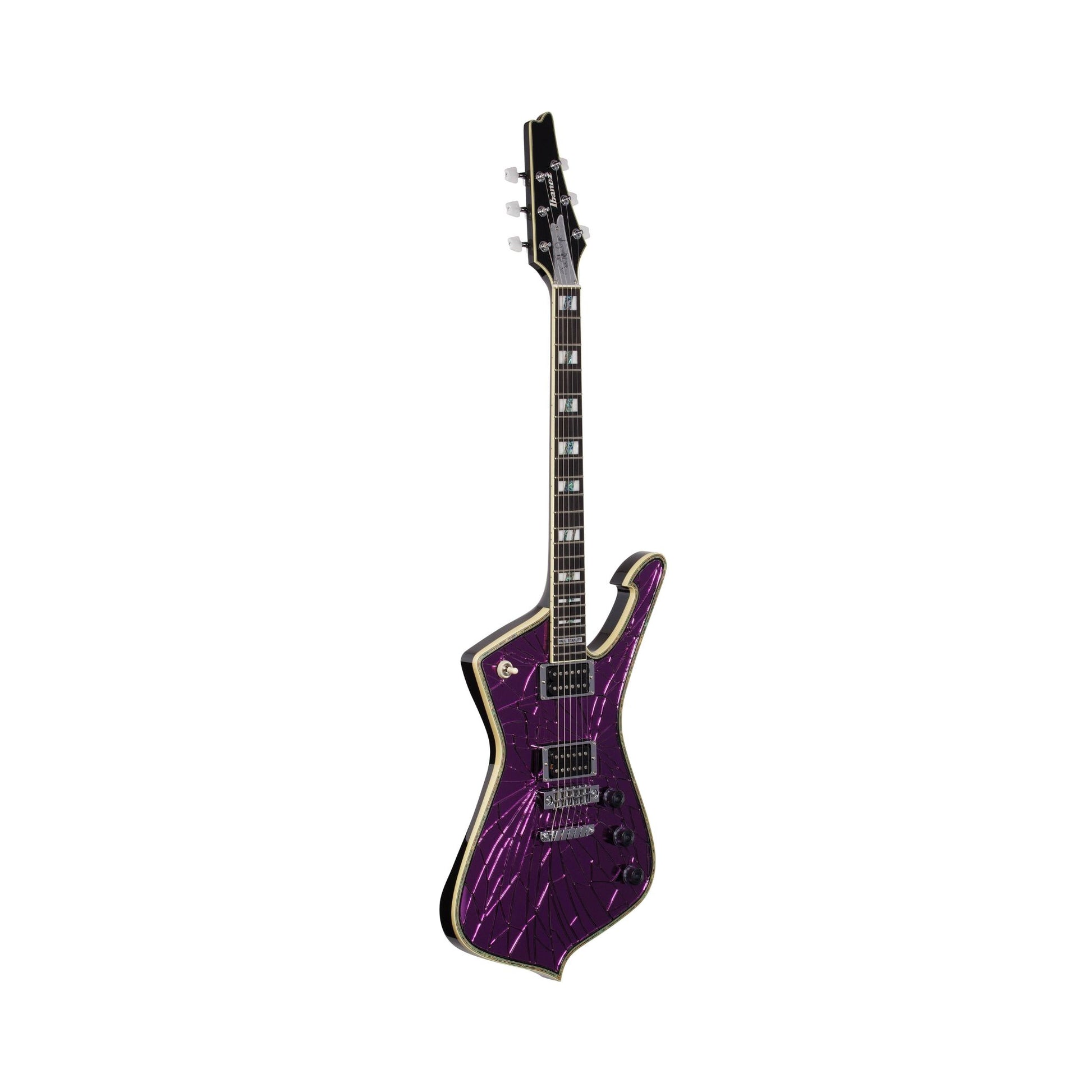 Đàn Guitar Điện Ibanez PS2CM - Paul Stanley Signature HH, Ebony Fingerboard, Purple Cracked Mirror - Việt Music