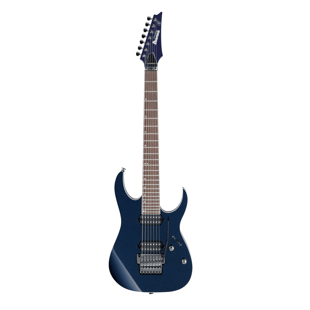 Đàn Guitar Điện Ibanez RG2027XL - RG Prestige HH, Ebony Fingerboard, Dark Tide Blue - 7 Strings