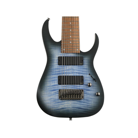 Đàn Guitar Điện Ibanez RGIR9FME - RG IronLabel HH, Jatoba Fingerboard Faded Denim Flat - 9 Strings - Việt Music