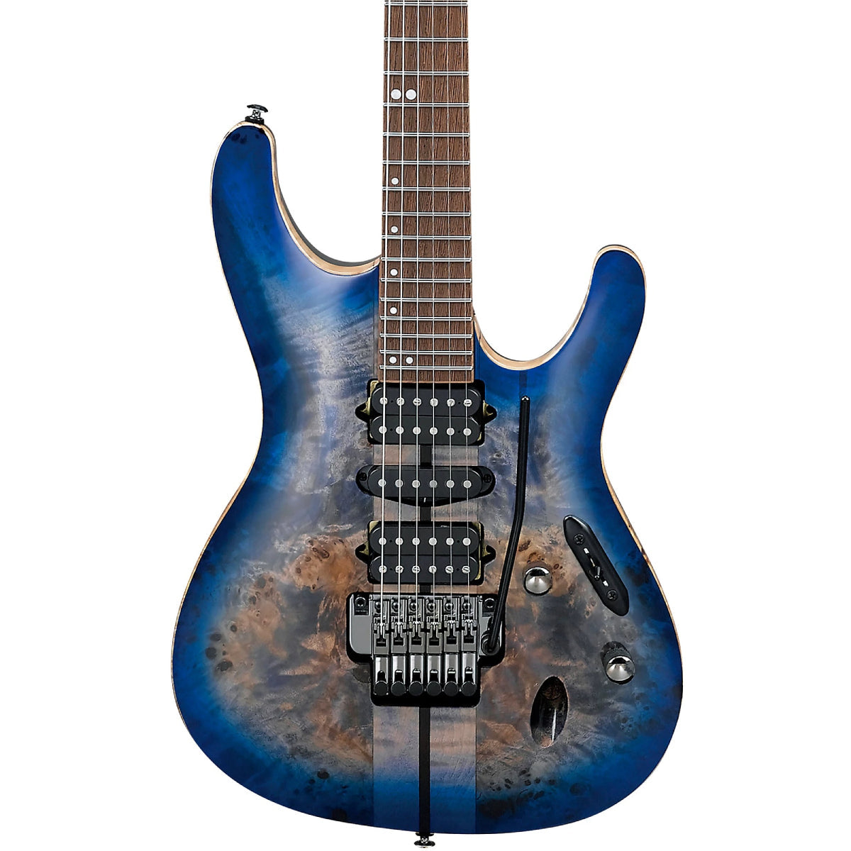 Đàn Guitar Điện Ibanez S Premium S1070PBZ, Cerulean Blue Burst - Việt Music