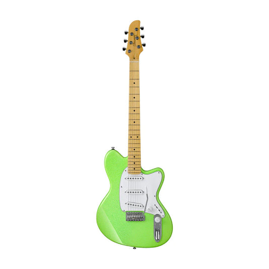 Đàn Guitar Điện Ibanez YY10 - Yvette Young Signature SSS, Maple Fingerboard, Slime Green Sparkle - Việt Music