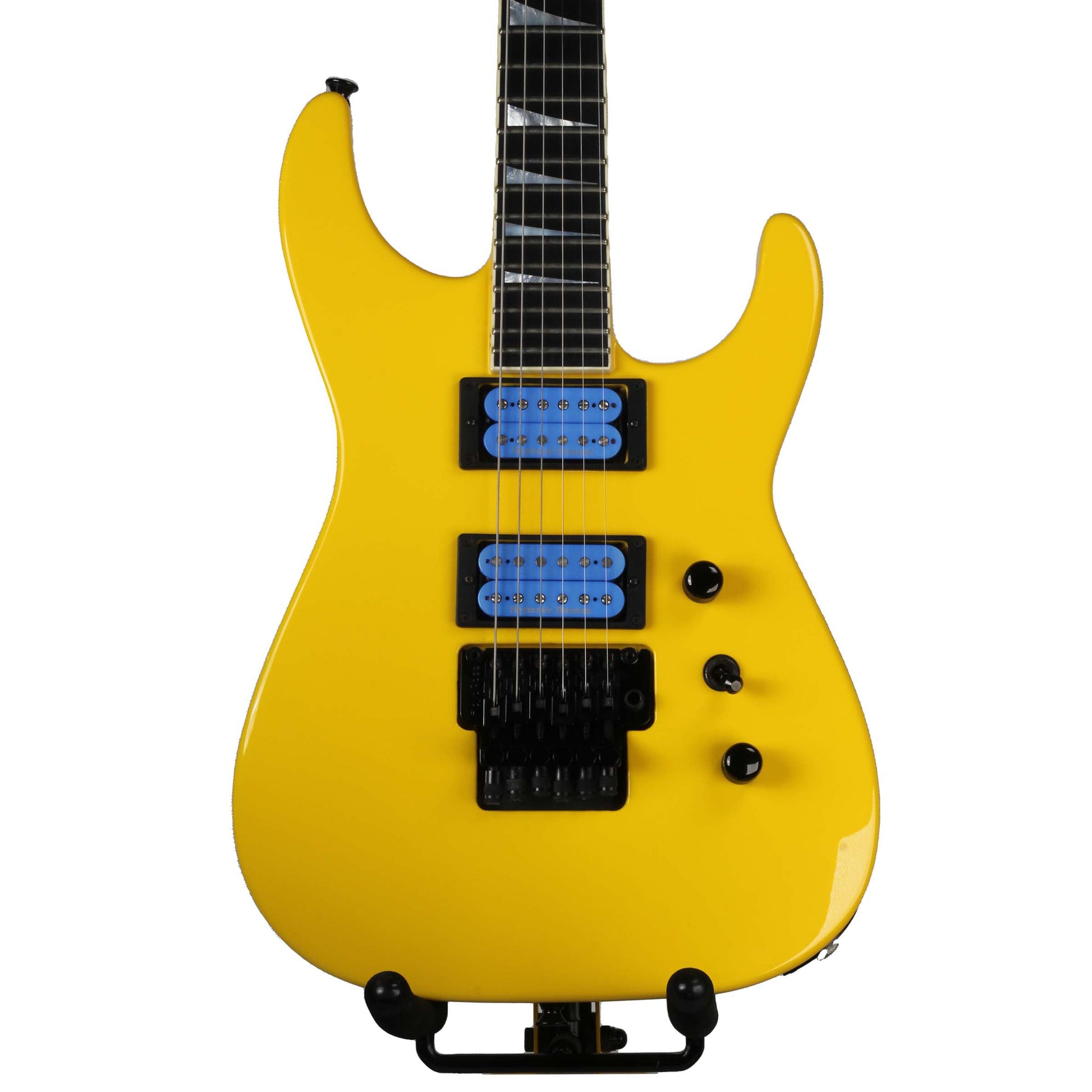 Đàn Guitar Điện Jackson Custom Shop SL2H Soloist Gravity Yellow w/Blue Pickups - Qua Sử Dụng - Việt Music