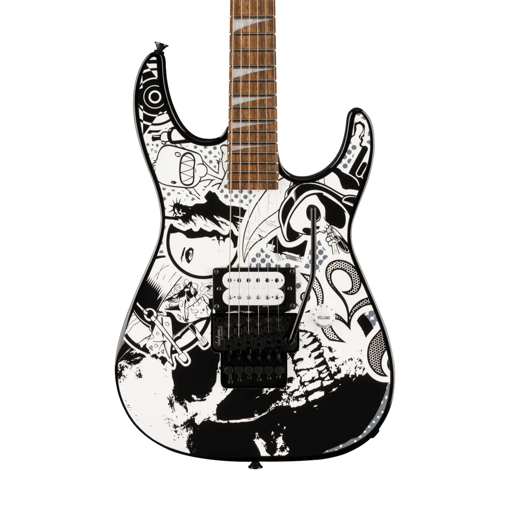 Đàn Guitar Điện Jackson X Series Dinky DK1 H, Laurel Fingerboard, Scull Kaos - Việt Music