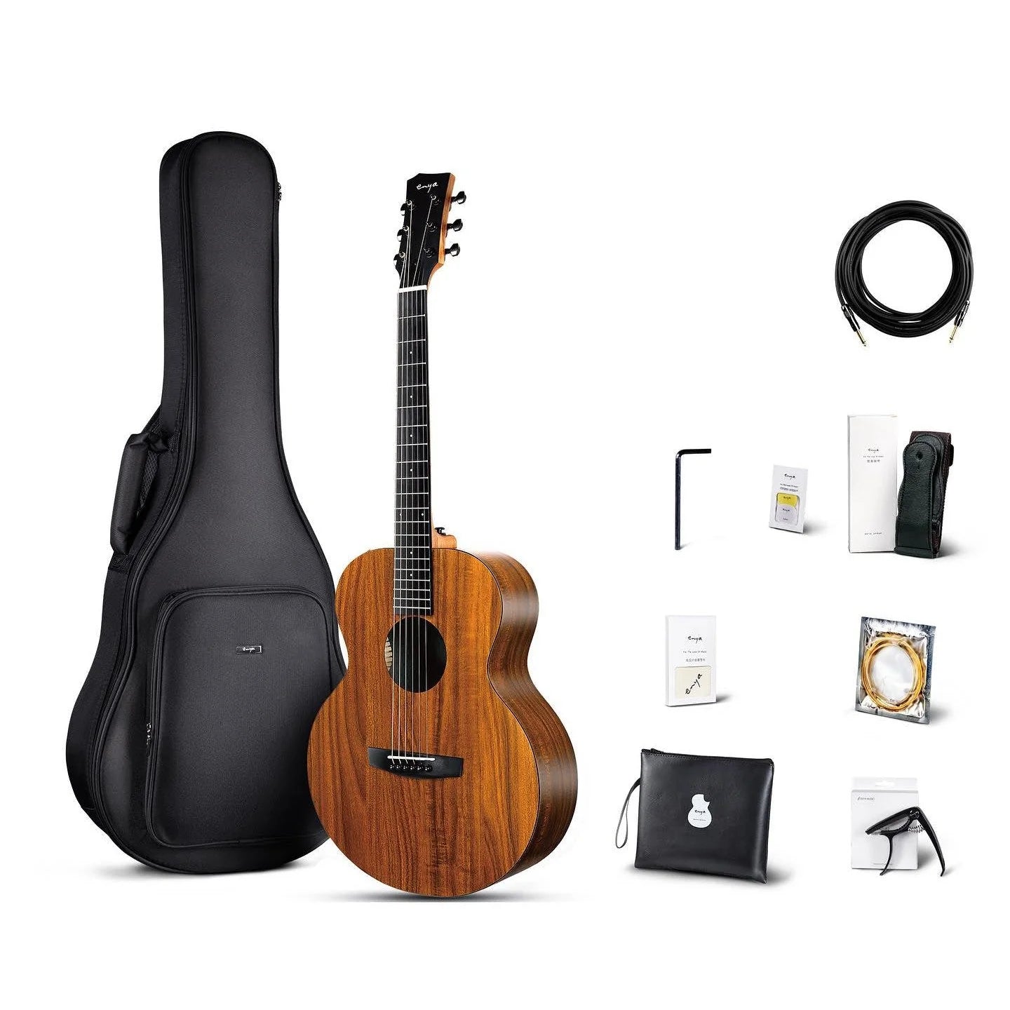 Đàn Guitar Acoustic Enya EM-X1 EQ - Việt Music
