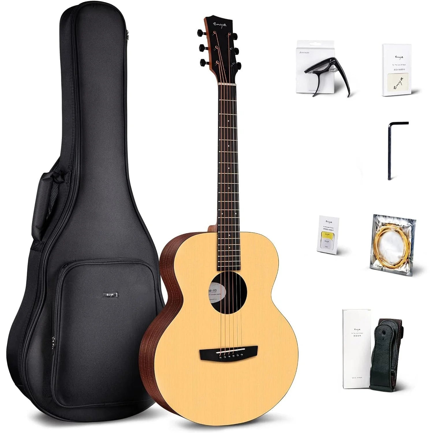 Đàn Guitar Acoustic Enya EM-X0 - Việt Music