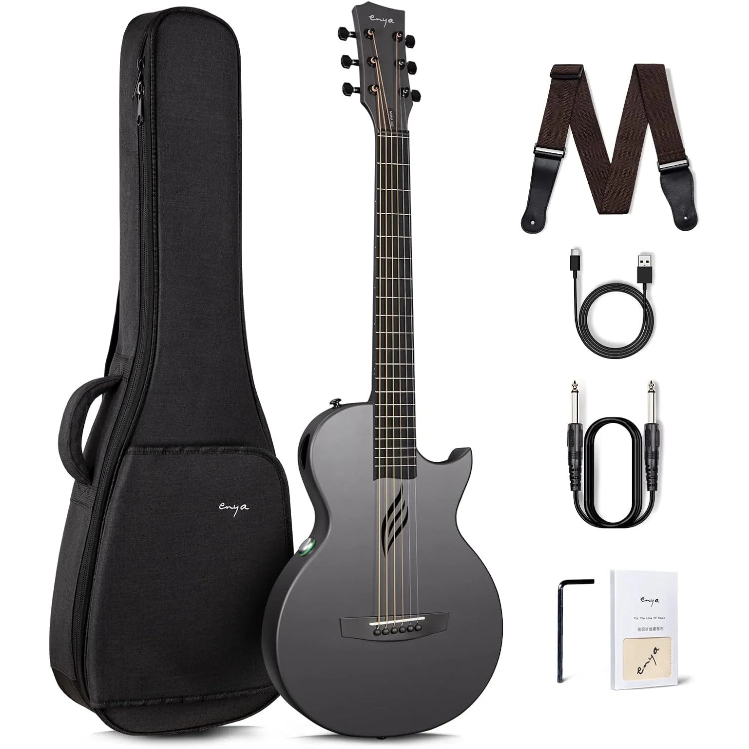 Đàn Guitar Acoustic Enya Nova Go SP1 Acousticplus - Smart Guitar - Việt Music