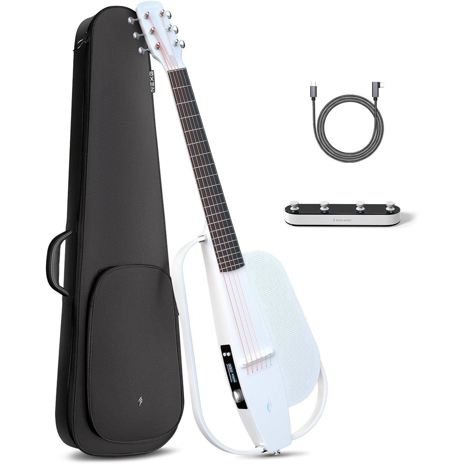 Đàn Guitar Silent Acoustic Enya NEXG 2 Basic - Smart Audio Guitar - Việt Music