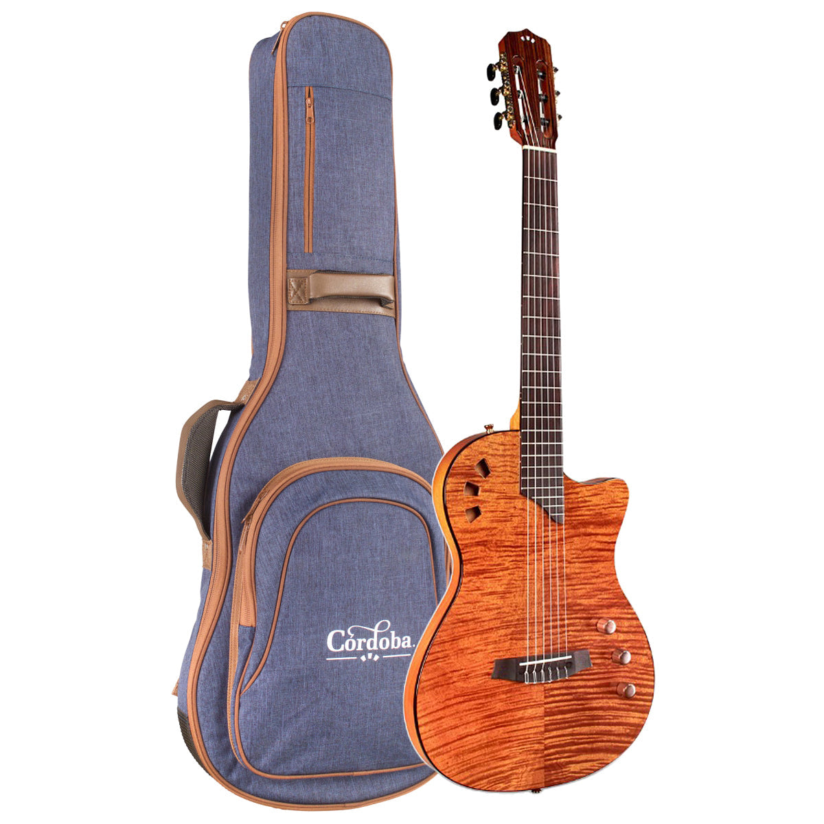 Đàn Guitar Silent Classic Cordoba Stage Natural Amber w/Stage Deluxe G