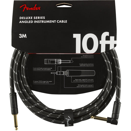 Dây Cáp Kết Nối Fender Deluxe Series Tweed Instrument Cable, 1 Đầu Thẳng - 1 Đầu Vuông - Việt Music