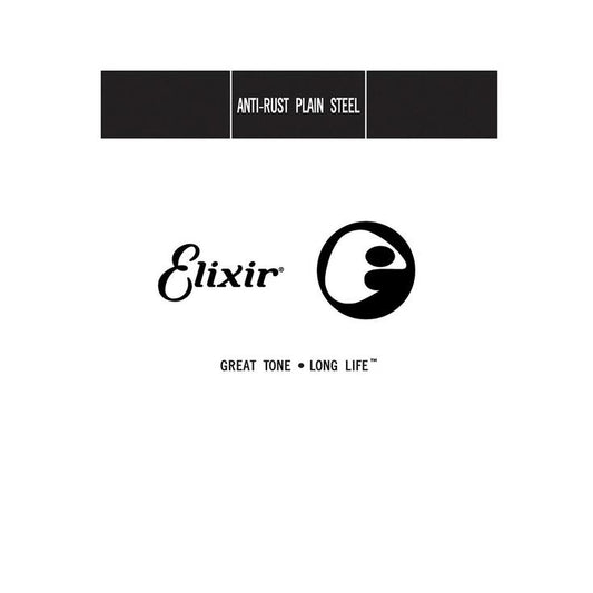 Dây Đàn Guitar Acoustic/Electric Elixir Anti-Rust Plain Steel Single - Việt Music