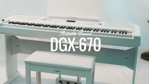 Piano điện Yamaha DGX670 chơi được Organ