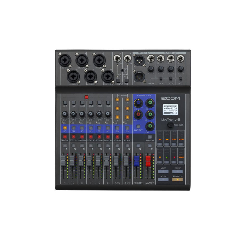 Digital Mixer + Recorder Zoom LiveTrak L8 - Việt Music