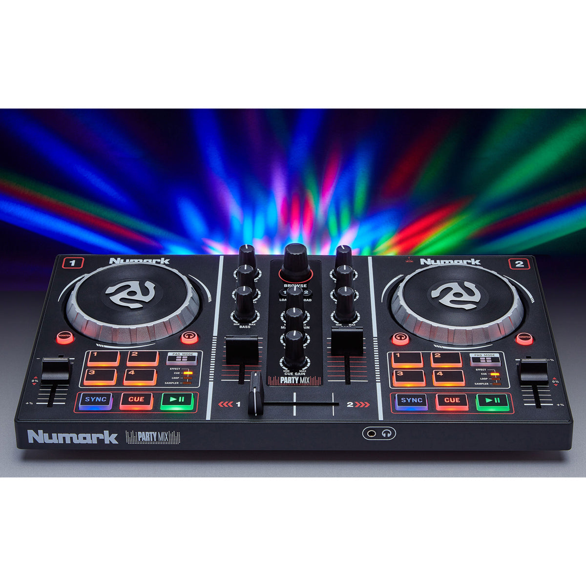 Numark Party Mix DJ Controller with Built-In Sound Card & Light Show DJ Controller - Việt Music