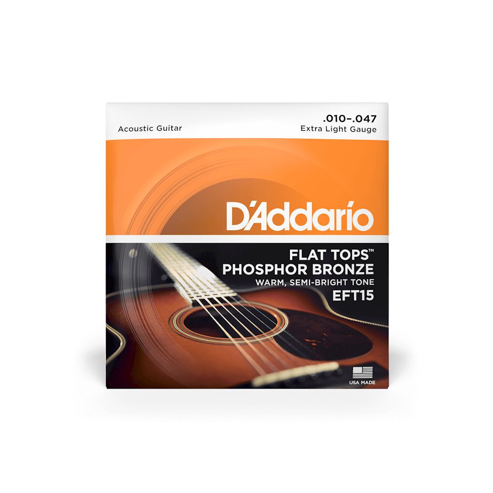 Dây Đàn Guitar Acoustic D'Addario Flat Tops Phosphor Bronze - Việt Music