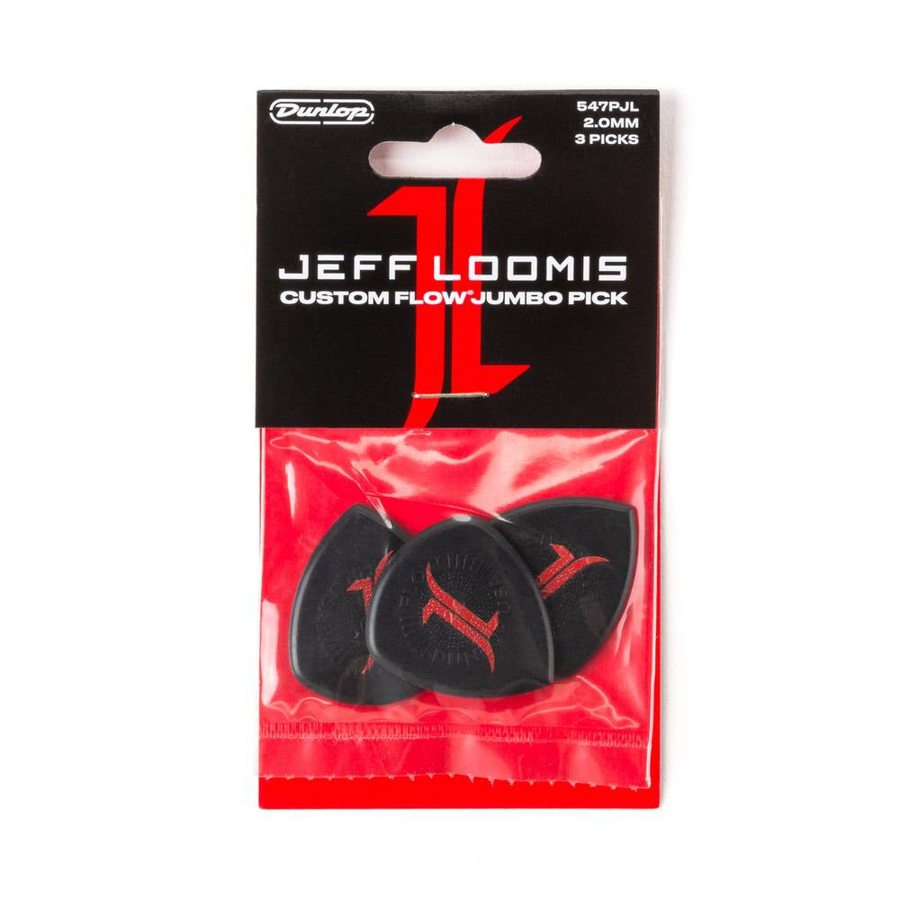 Pick Gảy Đàn Guitar Jim Dunlop 547PJL Jeff Loomis Custom Flow Jumbo, 3pc - Việt Music