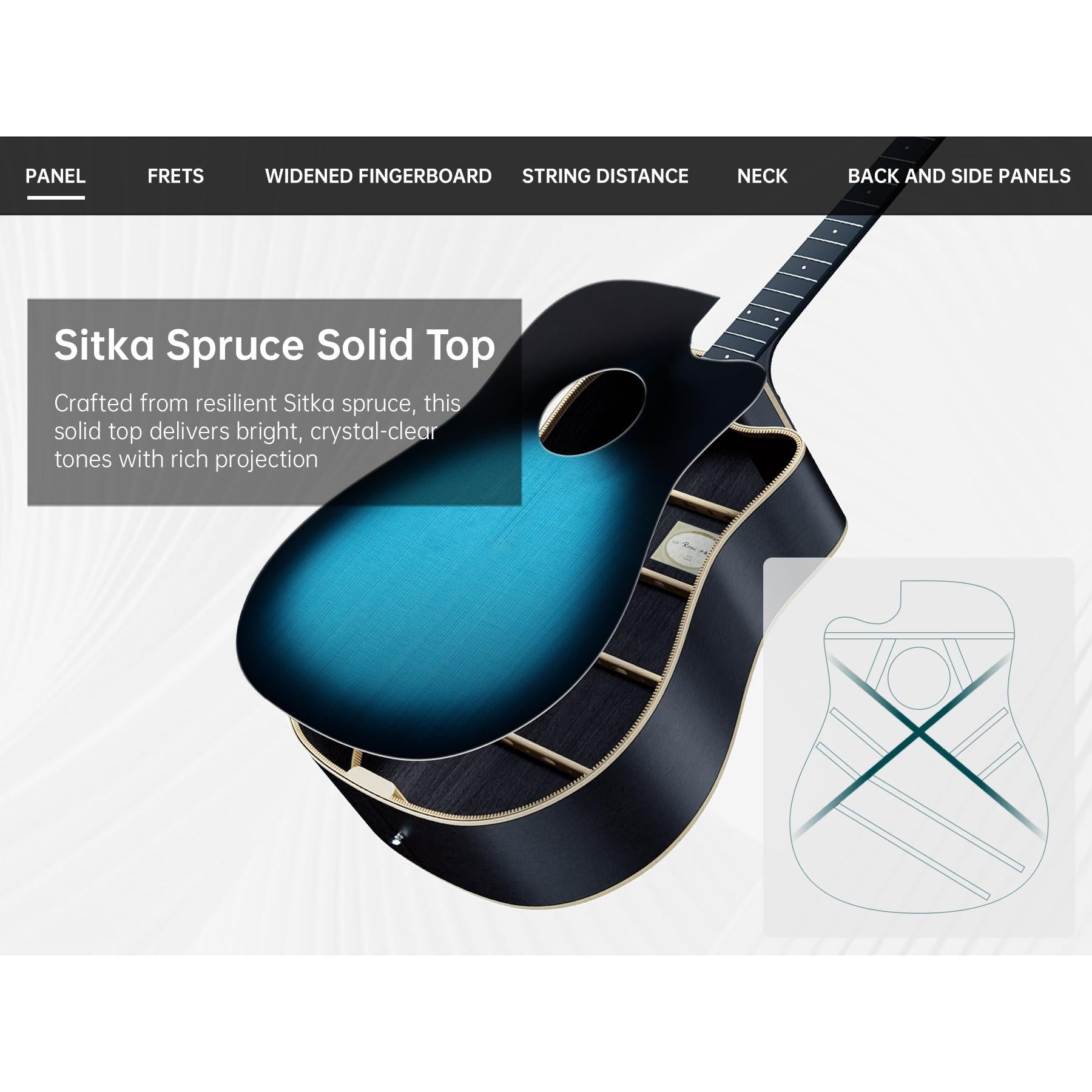 Đàn Guitar Acoustic Rosen G11D (2025) - Việt Music