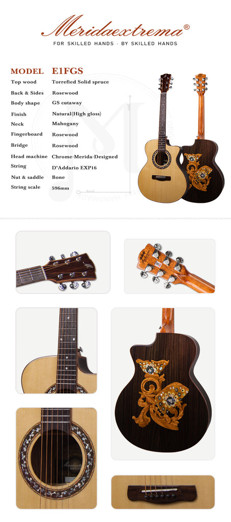 Đàn Guitar Acoustic Merida Extrema E1FGS