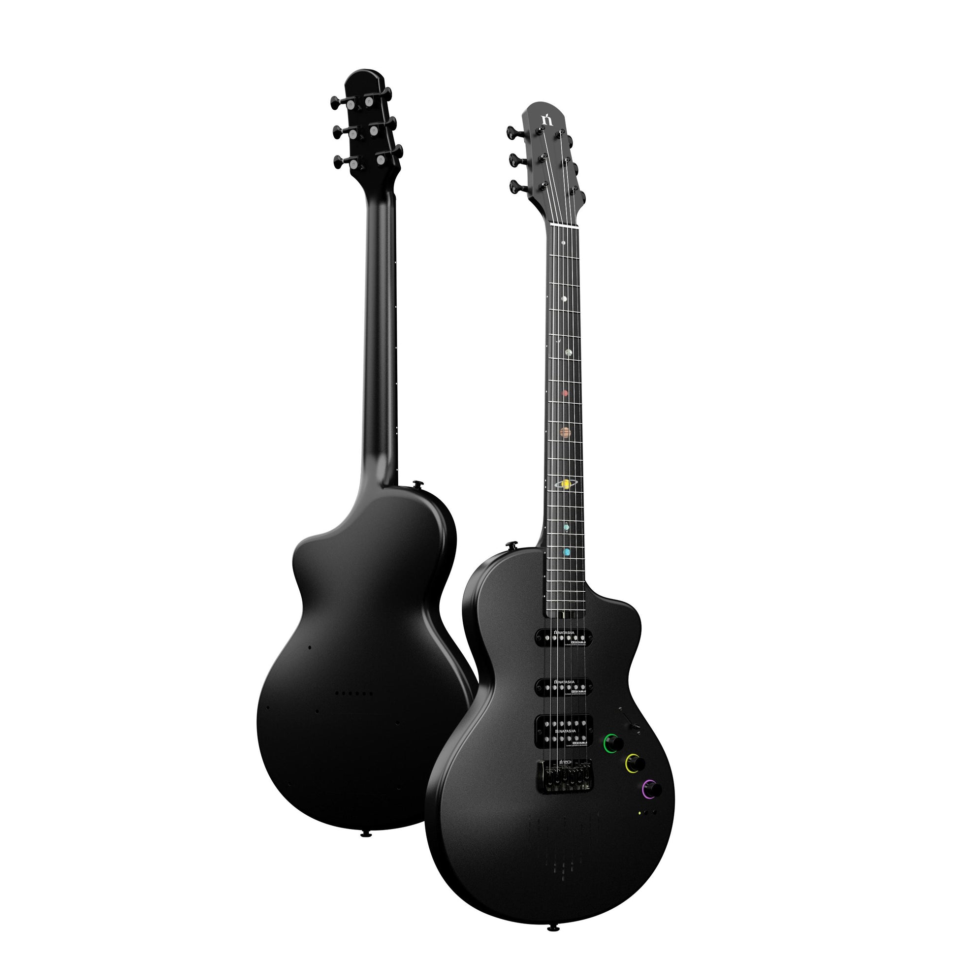 Đàn Guitar Điện Natasha Nebula, Cosmic Black - Việt Music