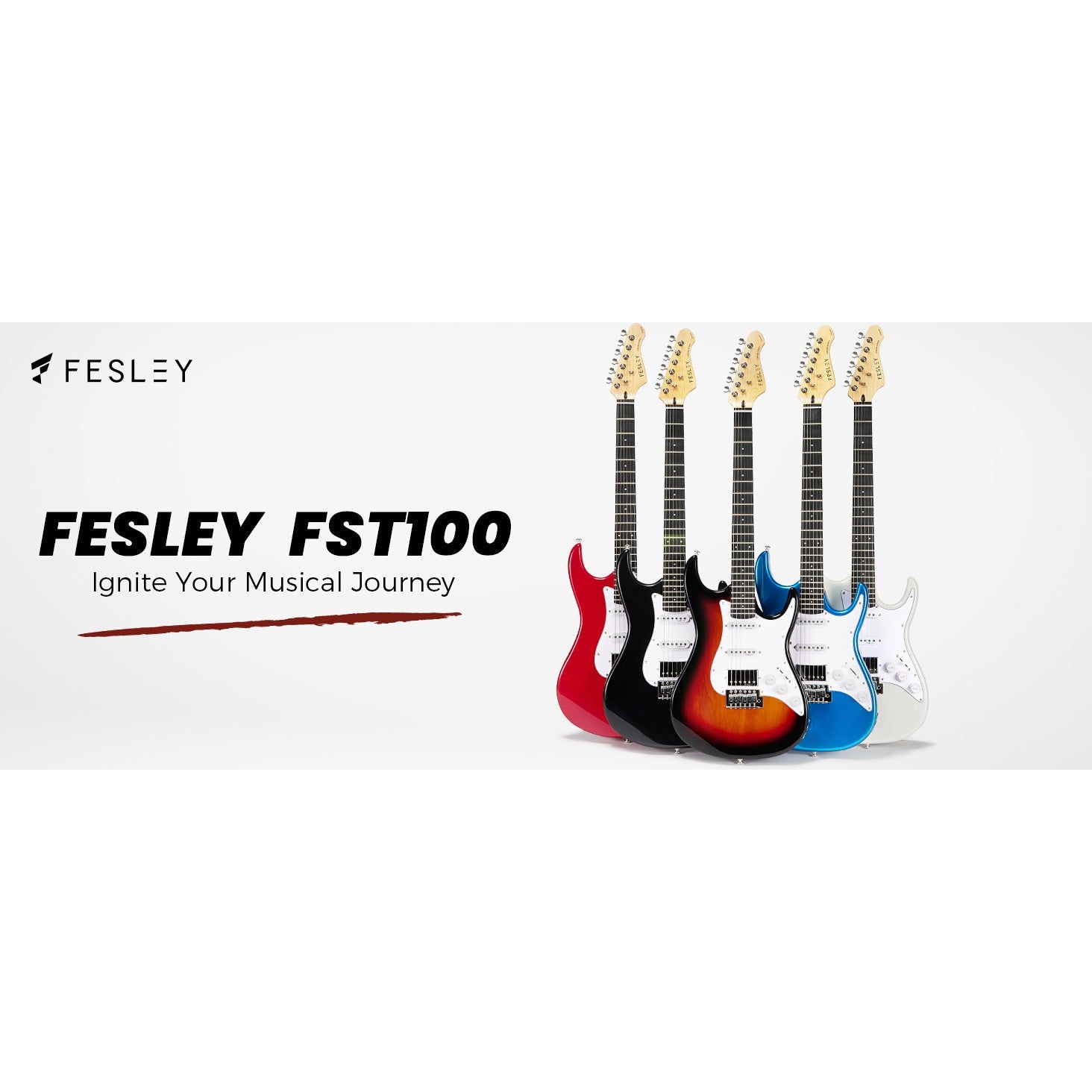 Đàn Guitar Điện Fesley FST100 HSS, Rosewood Fingerboard - Việt Music