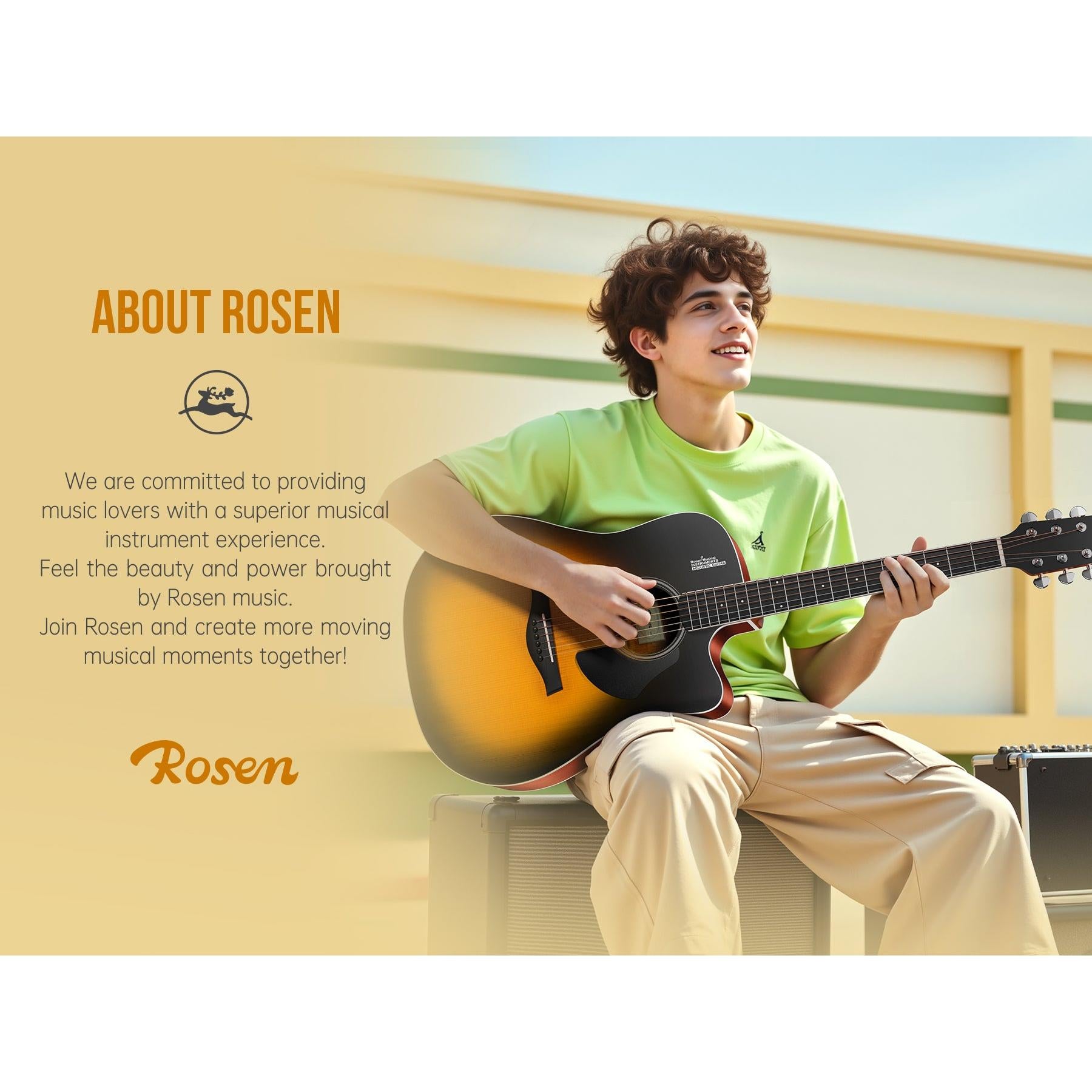 Đàn Guitar Acoustic Rosen G11D (2025) - Việt Music