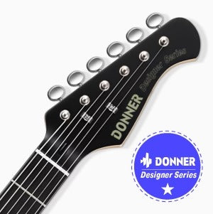 Đàn Guitar Điện Donner DST-200 HSS, Purpleheart Fingerboard