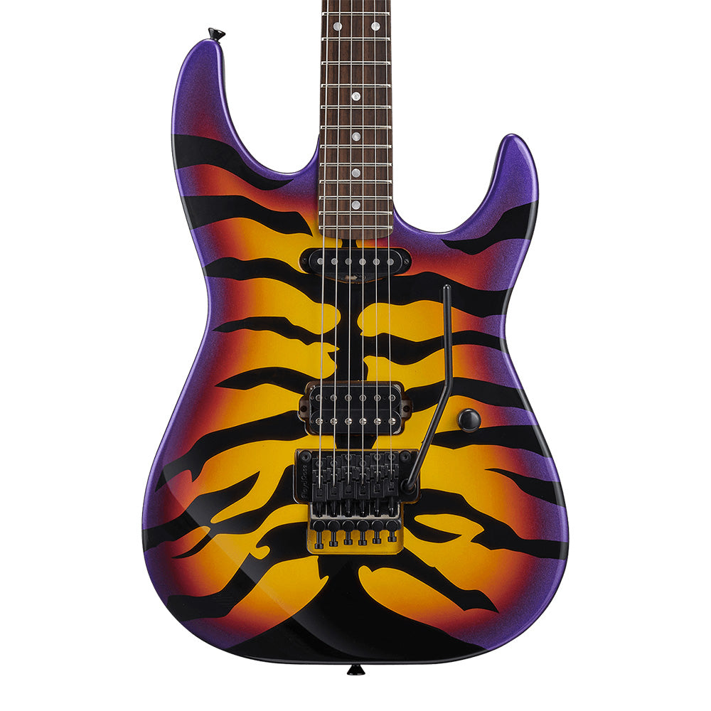 Đàn Guitar Điện Edwards Purple Tiger HH, Rosewood Fingerboard, Purple Sunburst Tiger Graphic - Việt Music