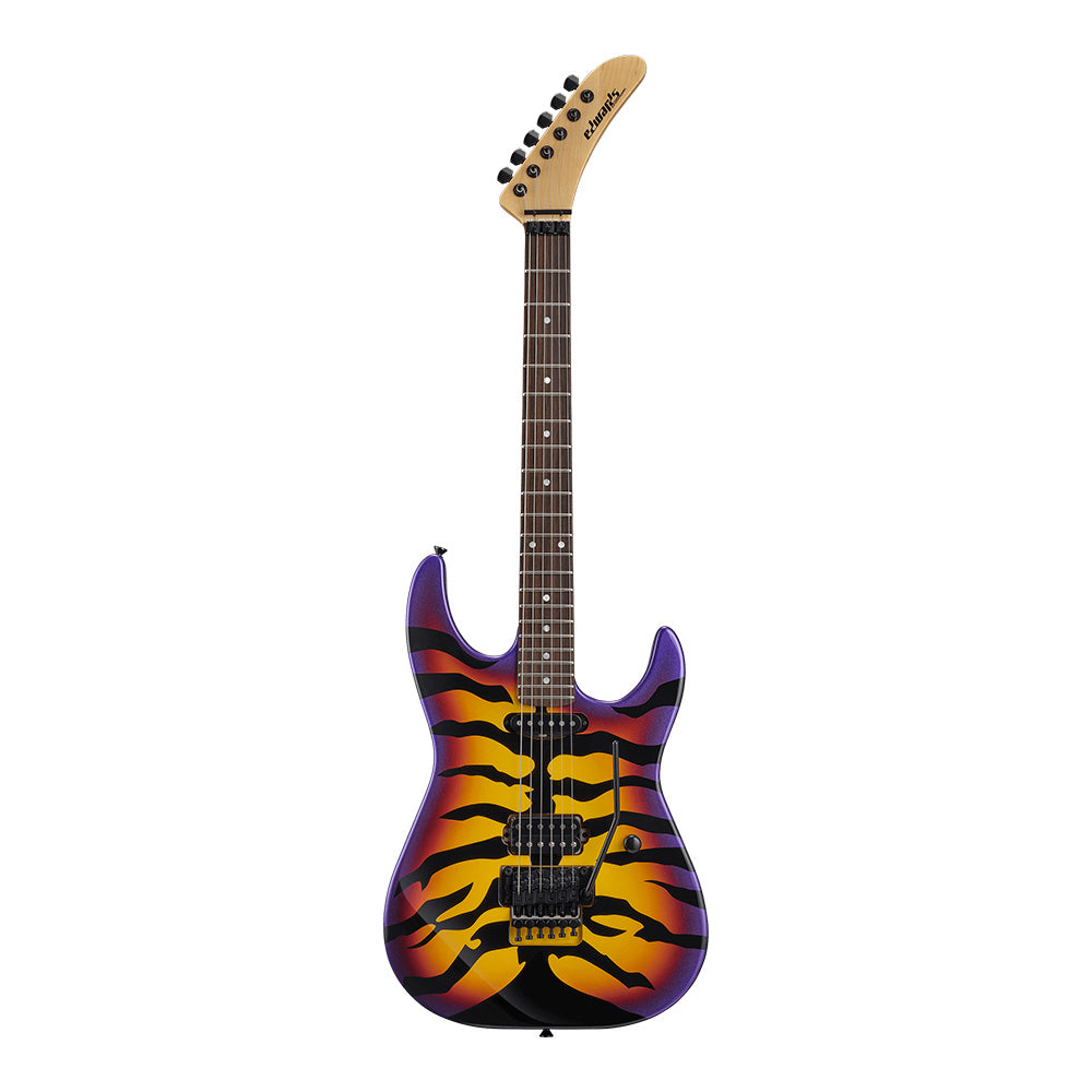 Đàn Guitar Điện Edwards Purple Tiger HH, Rosewood Fingerboard, Purple Sunburst Tiger Graphic - Việt Music