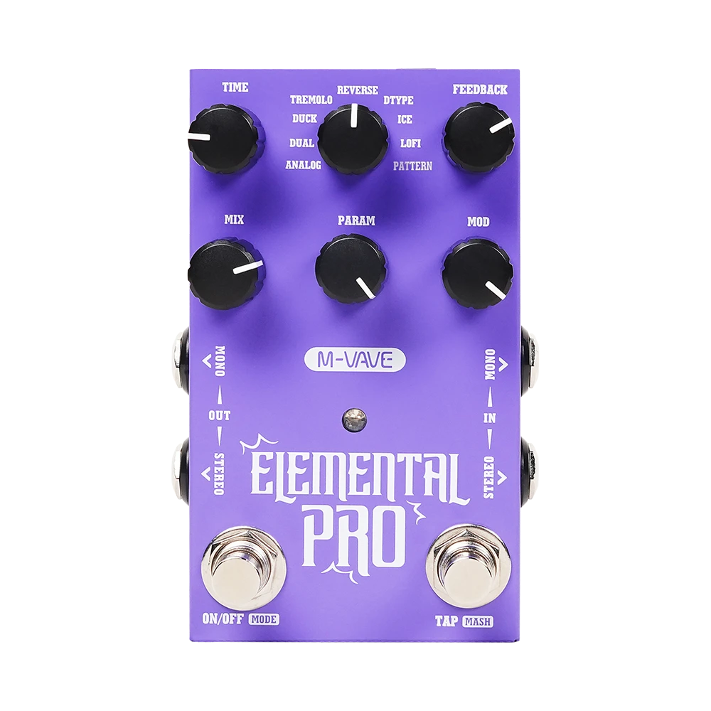 Pedal Guitar M-Vave ELEMENTAL PRO Delay - Việt Music