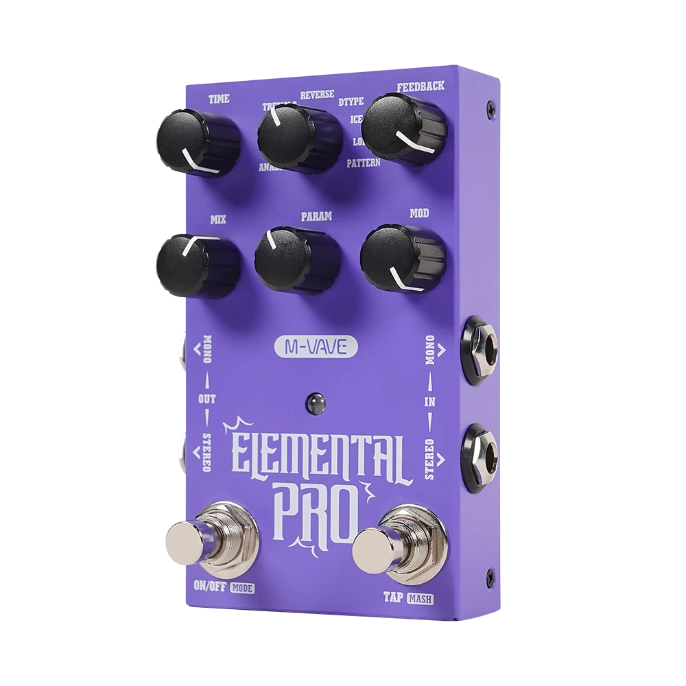 Pedal Guitar M-Vave ELEMENTAL PRO Delay - Việt Music