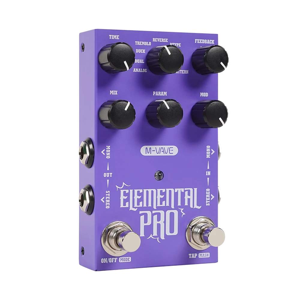 Pedal Guitar M-Vave ELEMENTAL PRO Delay - Việt Music