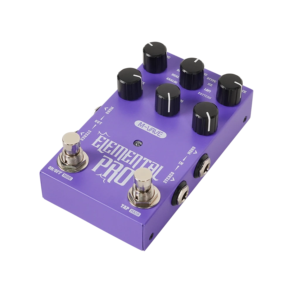 Pedal Guitar M-Vave ELEMENTAL PRO Delay - Việt Music
