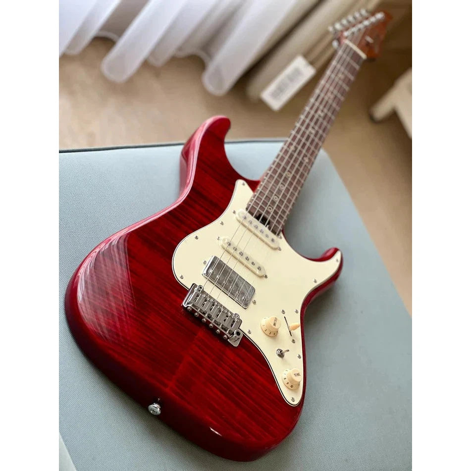 Đàn Guitar Điện Soloking MS-11 Classic MKII HSS, Rosewood Fingerboard, Transparent Red - Việt Music