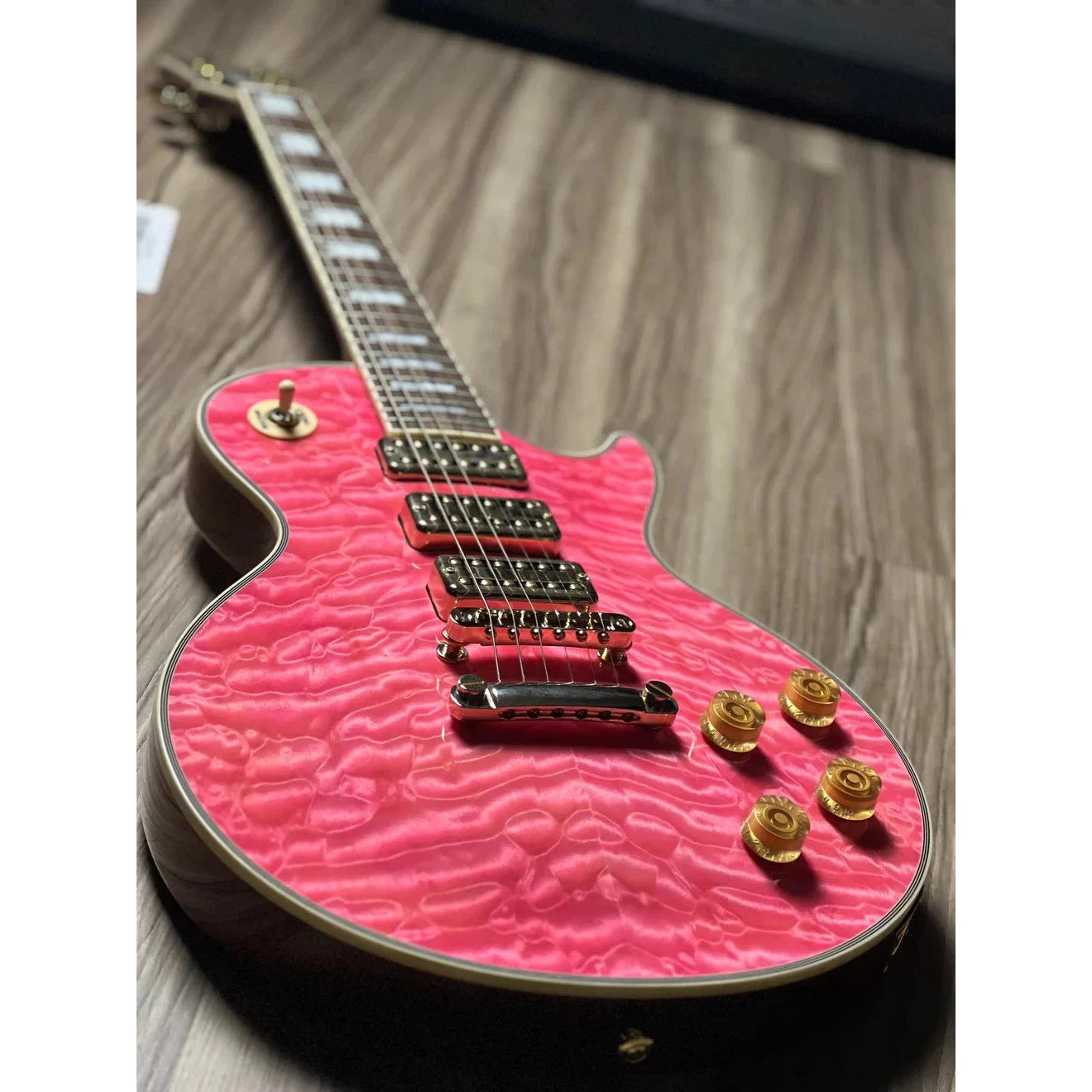 Đàn Guitar Điện Soloking SLC60 T3 FM HHH, Rosewood Fingerboard, Trans Pink - Việt Music