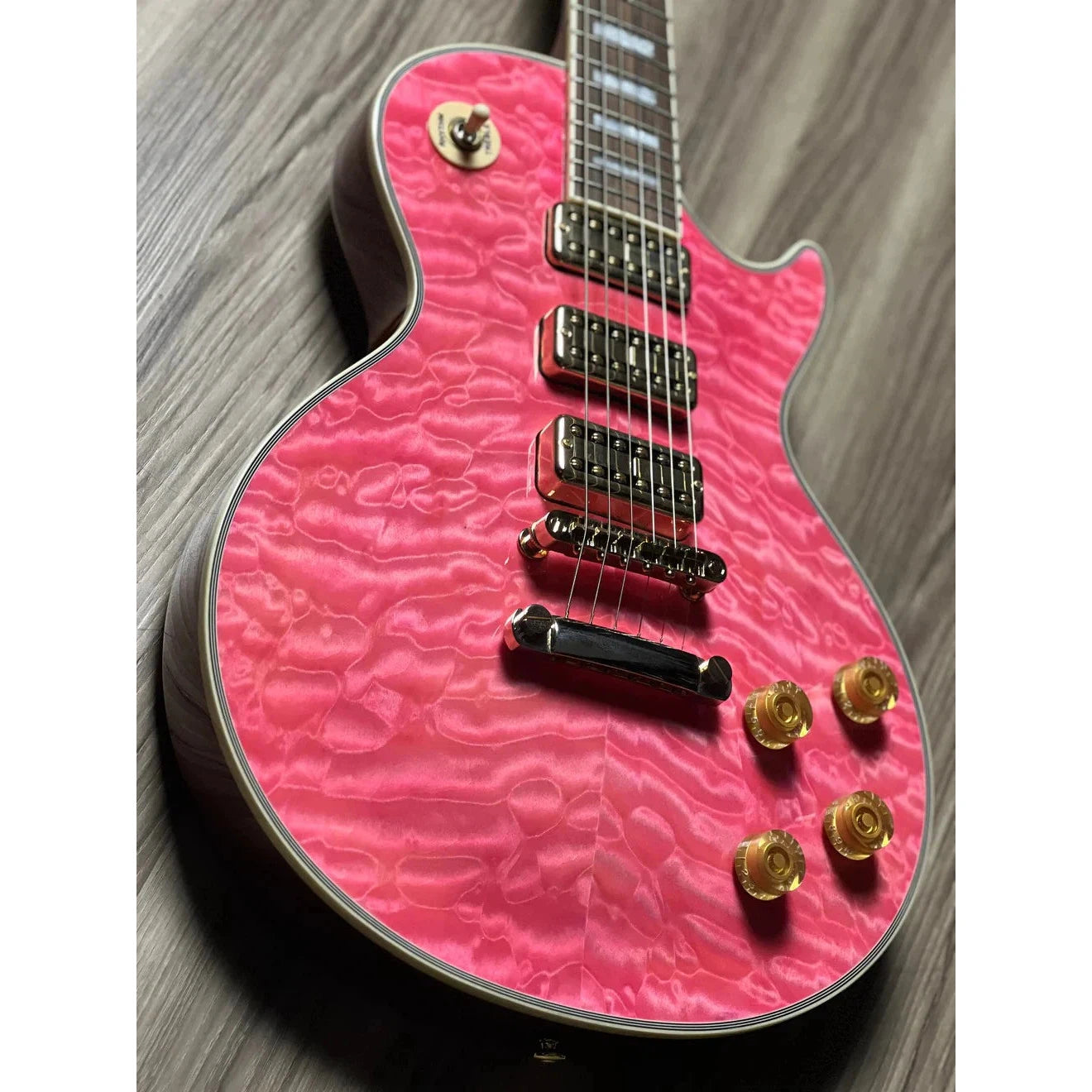 Đàn Guitar Điện Soloking SLC60 T3 FM HHH, Rosewood Fingerboard, Trans Pink - Việt Music