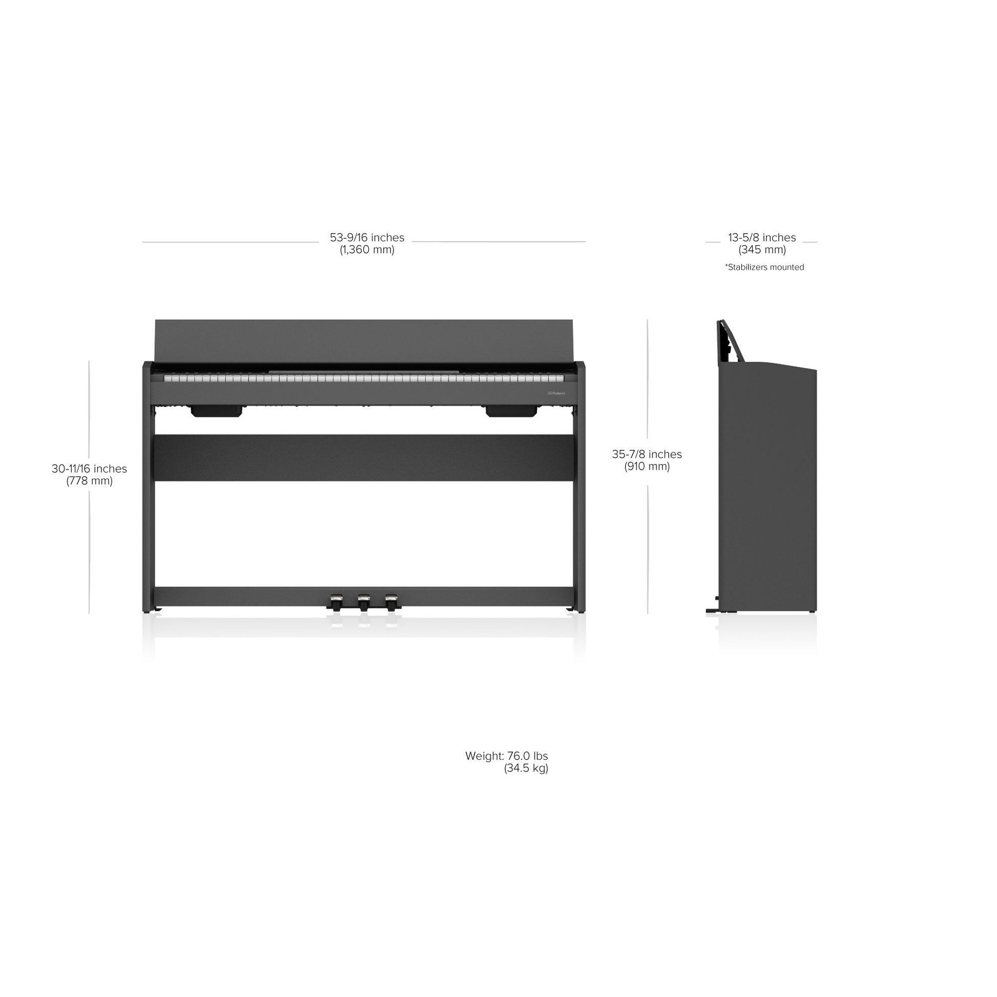 Đàn Piano Điện Roland F107 - Việt Music