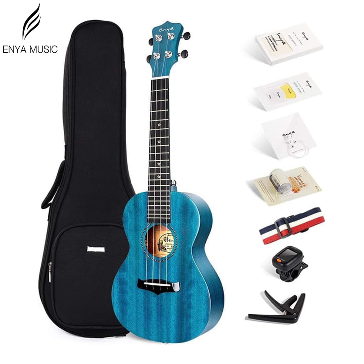 Đàn Ukulele Concert Enya 25D Solid Mahogany - Việt Music