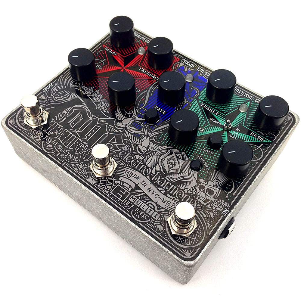 Pedal Guitar Electro-Harmonix Tone Tattoo - Analog Delay / Chorus / Distortion Multi-Effect - Việt Music