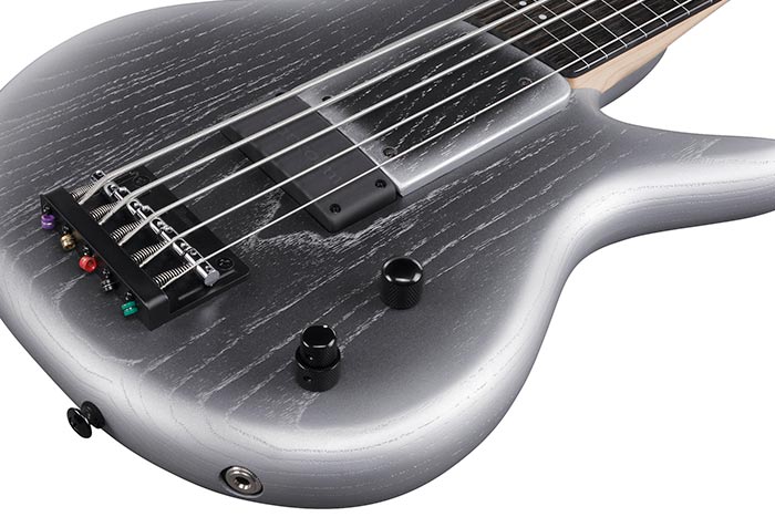 Đàn Guitar Bass Ibanez GWB25TH Gary Willis Signature S, Ebony Fingerboard Silver Wave Burst Flat  - 5 Strings