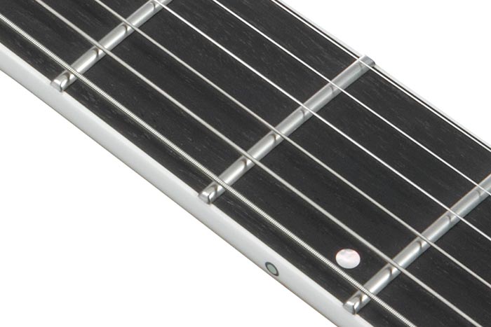 Jumbo Stainless Steel frets with Prestige fret edge treatment