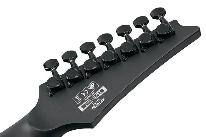 Đàn Guitar Điện Ibanez XPTB720 - X IronLabel HH, Ebony Fingerboard, Black Flat - 7 Strings