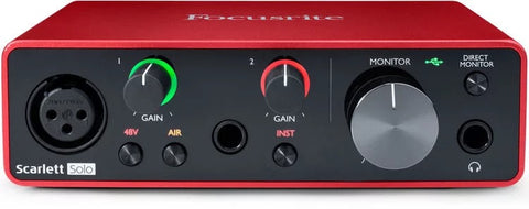 Focusrite Scarlett Solo Gen 3 thế hệ mới nhất