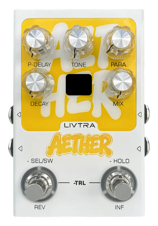 Pedal Guitar Livtra Aether - Stereo Reverb Pedal