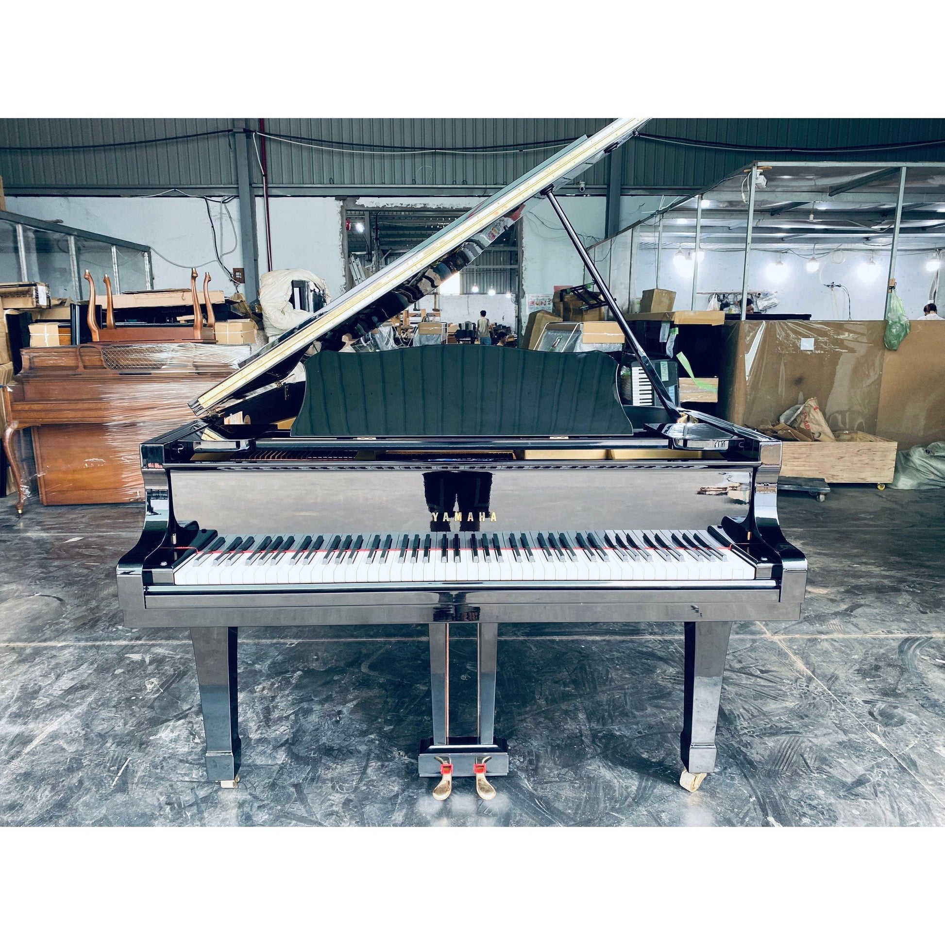 Grand Piano Yamaha G5E Black - Qua sử dụng - Việt Music