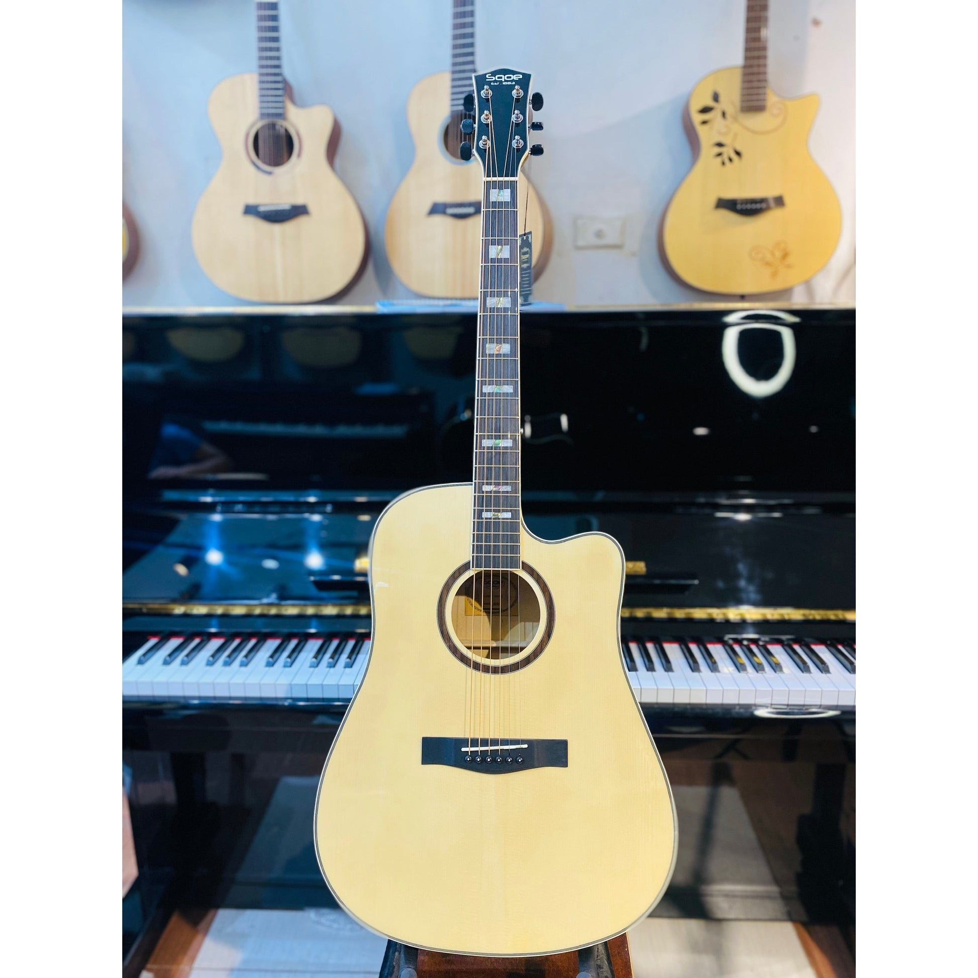 Đàn Guitar Acoustic Sqoe ED29 EQ - Việt Music