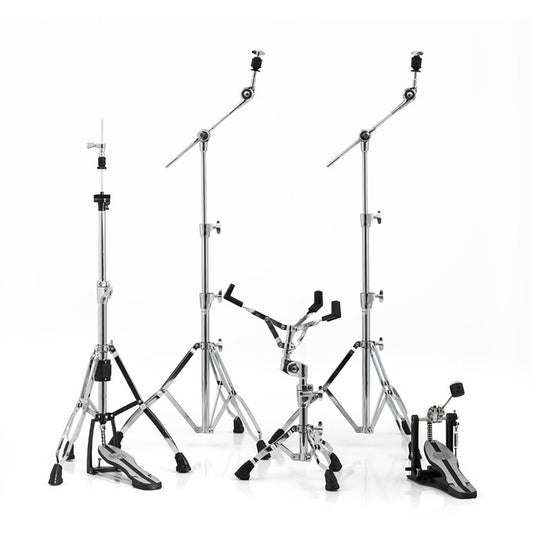 Hardware Mapex HP6005 Mars 600 Chrome Hardware Pack w/ Two Booms, Snare Stand, Hi-Hat Stand and Single Pedal - Việt Music
